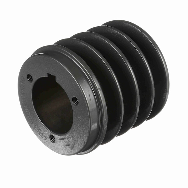 4 Groove Cast Iron Bushed Bore Multiple Sheave, 4TB34